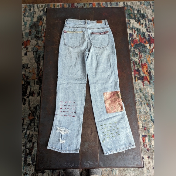 BDG Urban Outfitters Patchwork Cowboy Jeans size 26 - Picture 2 of 14